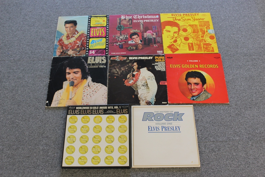 Elvis vinyl 8 st.