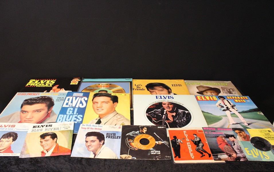 Elvis Lp och singlar