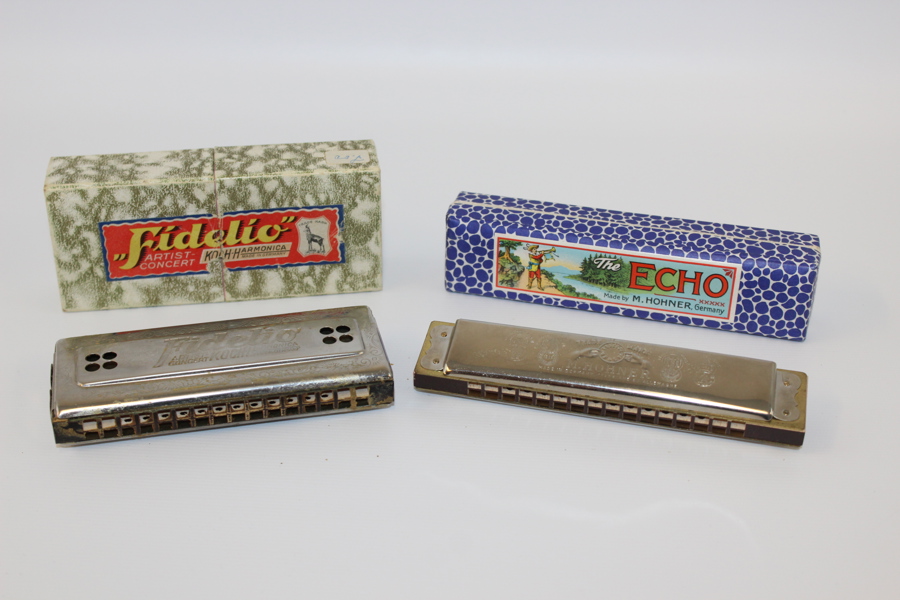 Munspel 2 st. Hohner The Echo och Fidelio (Koch Harmonica)