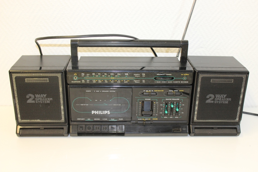 Philips kassett/radio 